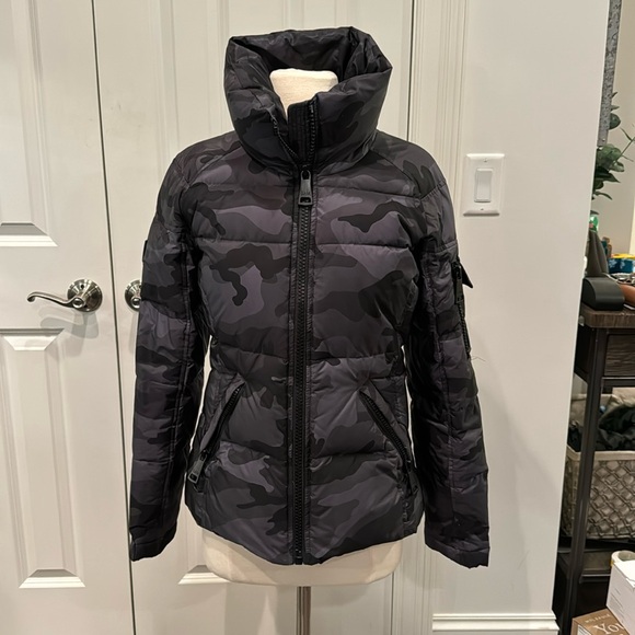 SAM Camo Freestyle down puffer coat